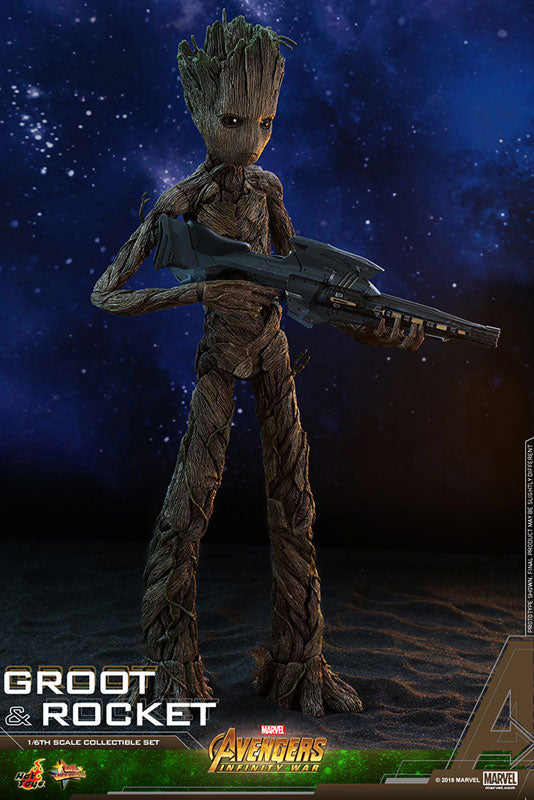 Movie Masterpiece "Avengers: Infinity War" 1/6 Scale Figure Groot & Rocket