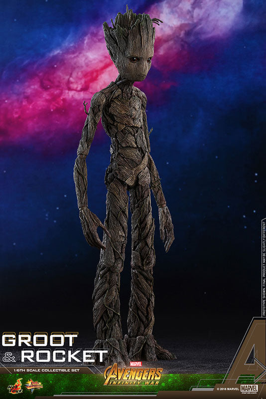 Movie Masterpiece "Avengers: Infinity War" 1/6 Scale Figure Groot & Rocket