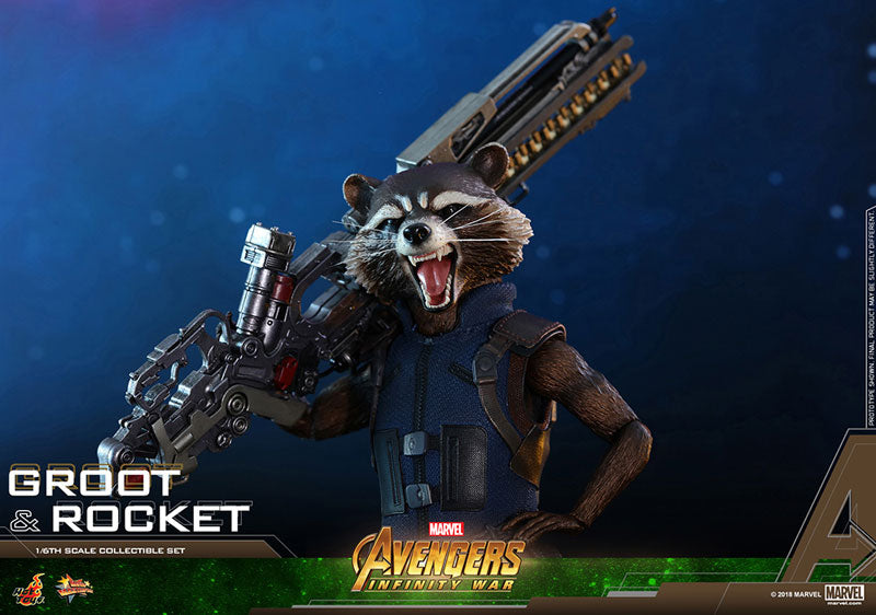 Movie Masterpiece "Avengers: Infinity War" 1/6 Scale Figure Groot & Rocket