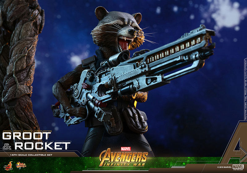 Movie Masterpiece "Avengers: Infinity War" 1/6 Scale Figure Groot & Rocket