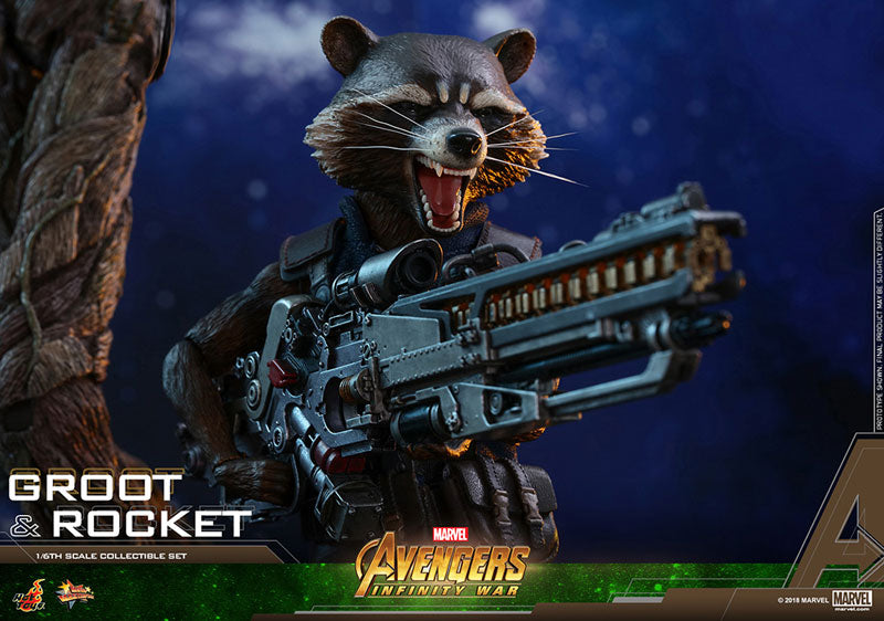 Movie Masterpiece "Avengers: Infinity War" 1/6 Scale Figure Groot & Rocket