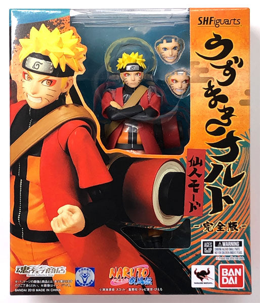 S.H. Figuarts - Naruto Uzumaki Sennin Mode Complete Edition "NARUTO" [Tamashii Web Shoten Exclusive] | animota