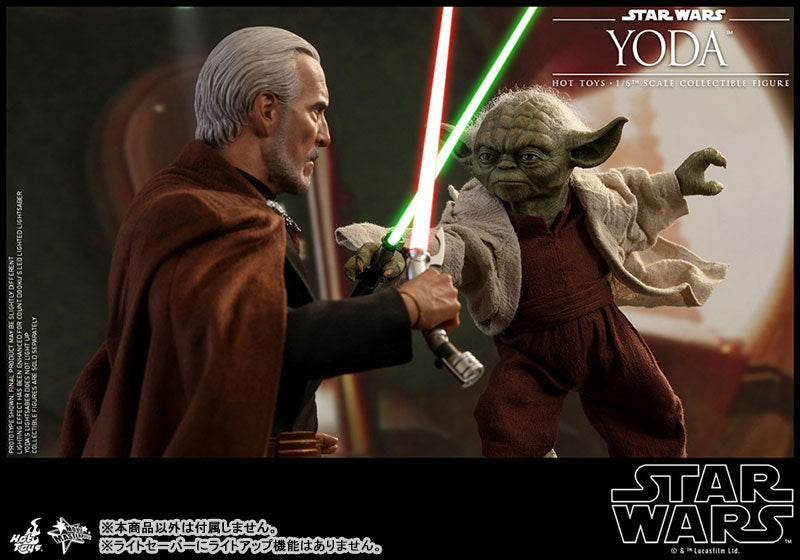 Movie Masterpiece Star Wars: Episode II - Attack of the Clones" 1/6 Scale Figure Yoda