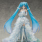 Figura completa de la serie vocal de personajes 01 Hatsune Miku en vestido de novia, versión 1/7