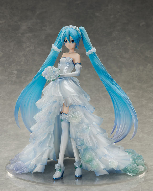 Figura completa de la serie vocal de personajes 01 Hatsune Miku en vestido de novia, versión 1/7