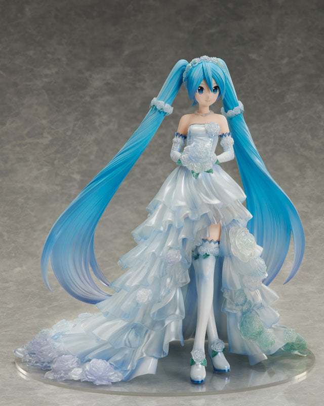 Figura completa de la serie vocal de personajes 01 Hatsune Miku en vestido de novia, versión 1/7