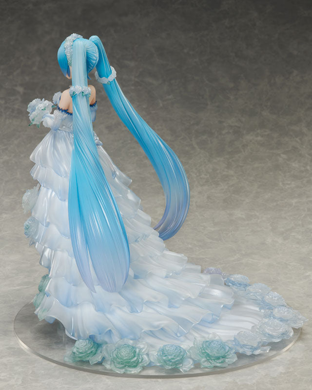 Figura completa de la serie vocal de personajes 01 Hatsune Miku en vestido de novia, versión 1/7