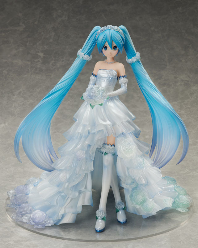 Figura completa de la serie vocal de personajes 01 Hatsune Miku en vestido de novia, versión 1/7