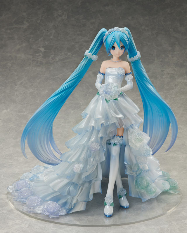 Figura completa de la serie vocal de personajes 01 Hatsune Miku en vestido de novia, versión 1/7