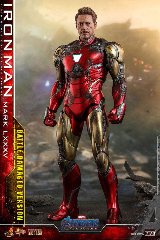 Movie Masterpiece DIECAST Endgame Iron Man Mark. 85 (Battle Damaged Ver.)