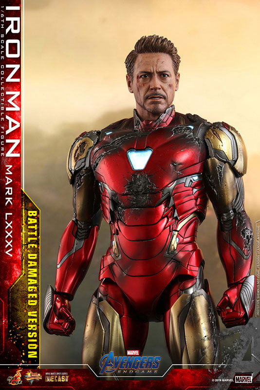 Movie Masterpiece DIECAST Endgame Iron Man Mark. 85 (Battle Damaged Ver.)