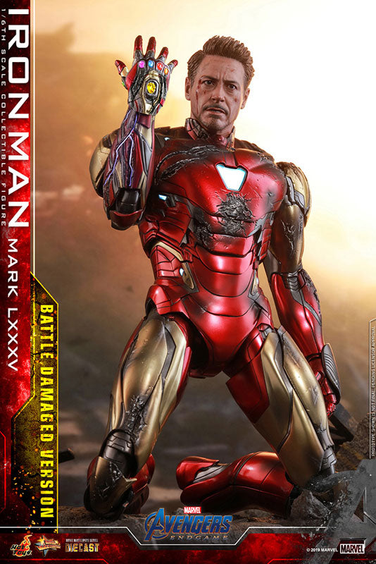 Movie Masterpiece DIECAST Endgame Iron Man Mark. 85 (Battle Damaged Ver.)