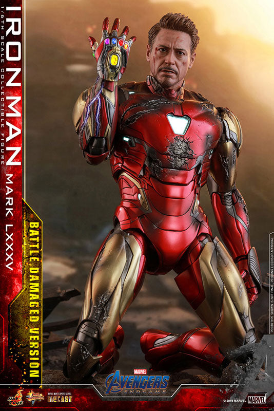 Movie Masterpiece DIECAST Endgame Iron Man Mark. 85 (Battle Damaged Ver.)