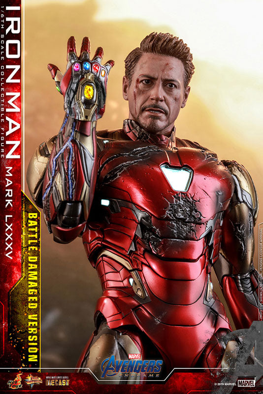 Movie Masterpiece DIECAST Endgame Iron Man Mark. 85 (Battle Damaged Ver.)