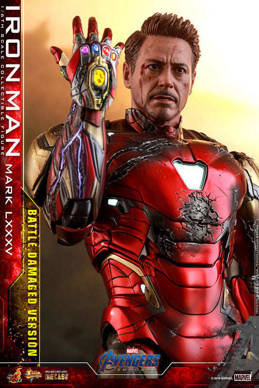 Movie Masterpiece DIECAST Endgame Iron Man Mark. 85 (Battle Damaged Ver.)