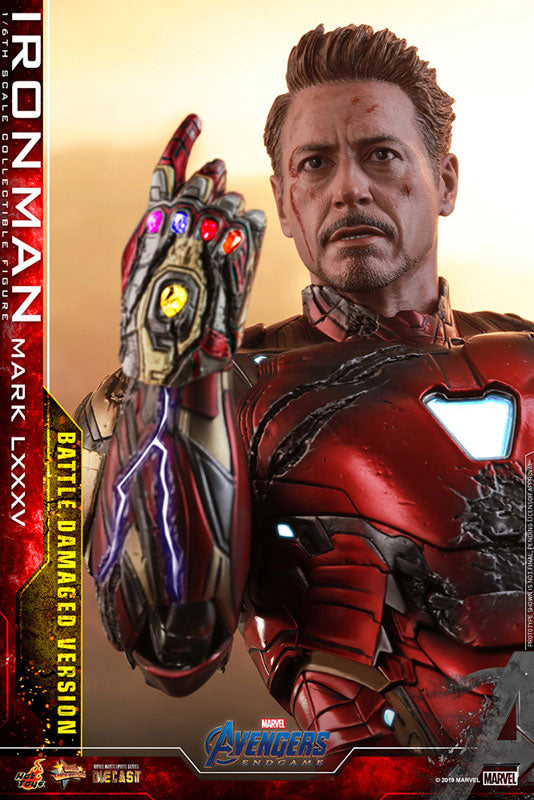 Movie Masterpiece DIECAST Endgame Iron Man Mark. 85 (Battle Damaged Ver.)