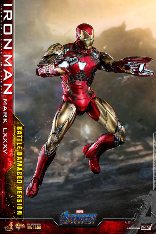 Movie Masterpiece DIECAST Endgame Iron Man Mark. 85 (Battle Damaged Ver.)