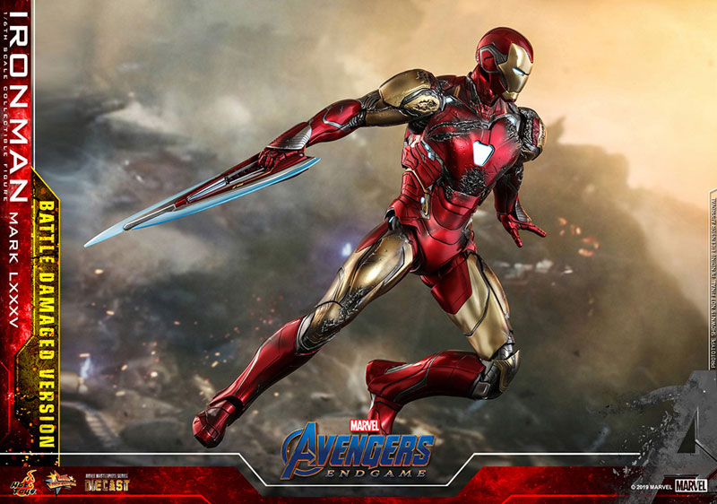 Movie Masterpiece DIECAST Endgame Iron Man Mark. 85 (Battle Damaged Ver.)