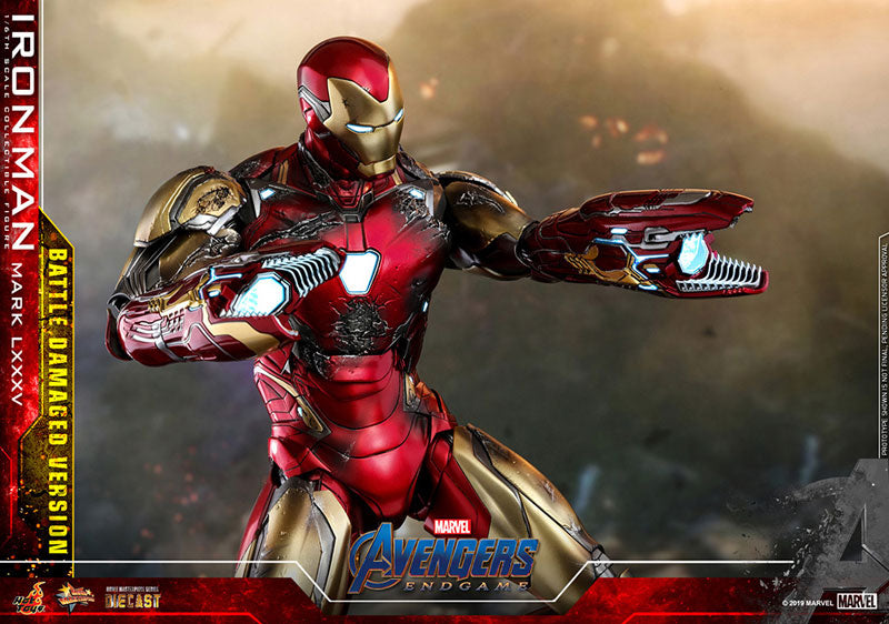 Movie Masterpiece DIECAST Endgame Iron Man Mark. 85 (Battle Damaged Ver.)