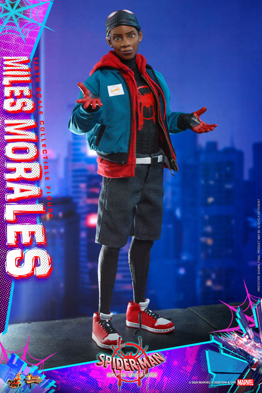 Movie Masterpiece - 1/6 Scale Fully Poseable Figure: Spider-Man: Into the Spider-Verse - Spider-Man (Miles Morales)