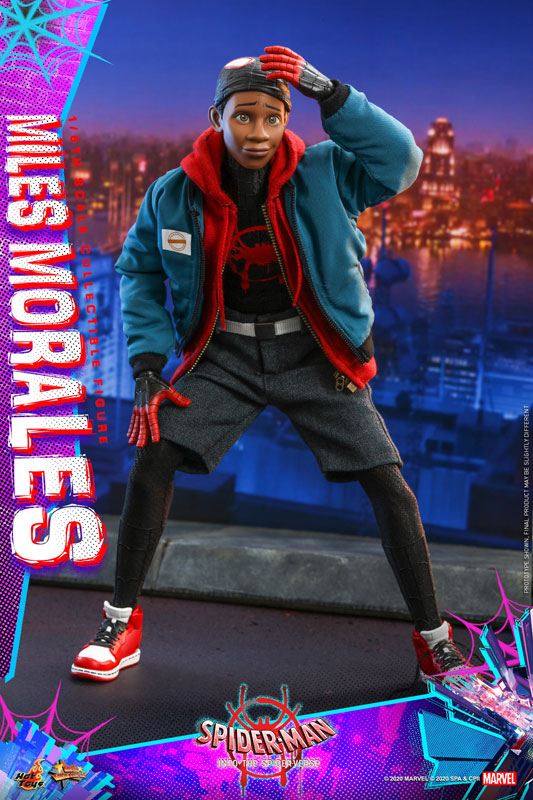 Movie Masterpiece - 1/6 Scale Fully Poseable Figure: Spider-Man: Into the Spider-Verse - Spider-Man (Miles Morales)