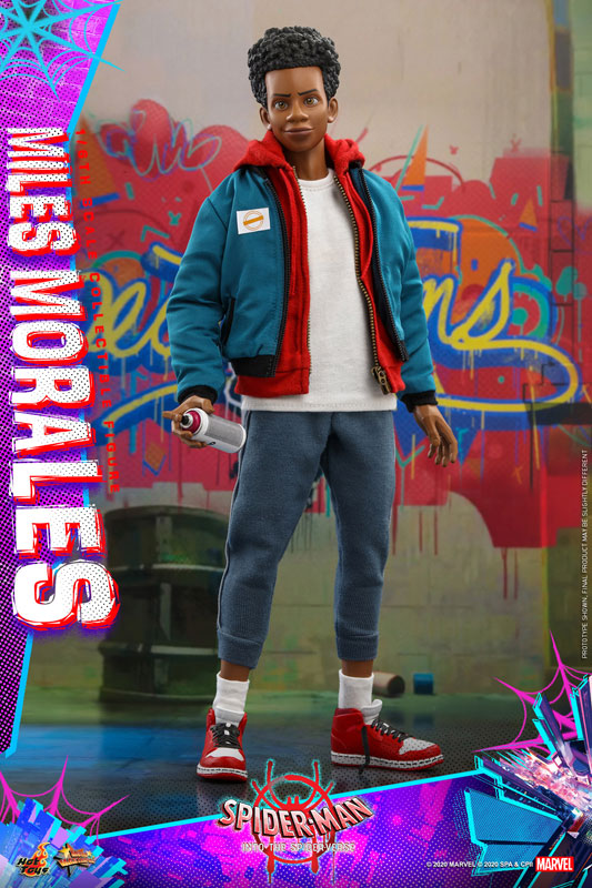 Movie Masterpiece - 1/6 Scale Fully Poseable Figure: Spider-Man: Into the Spider-Verse - Spider-Man (Miles Morales)