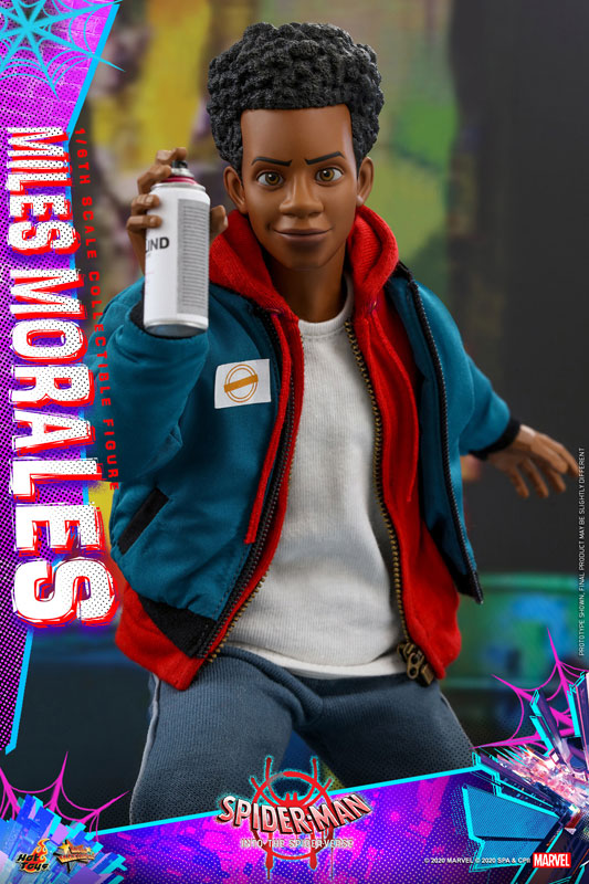 Movie Masterpiece - 1/6 Scale Fully Poseable Figure: Spider-Man: Into the Spider-Verse - Spider-Man (Miles Morales)