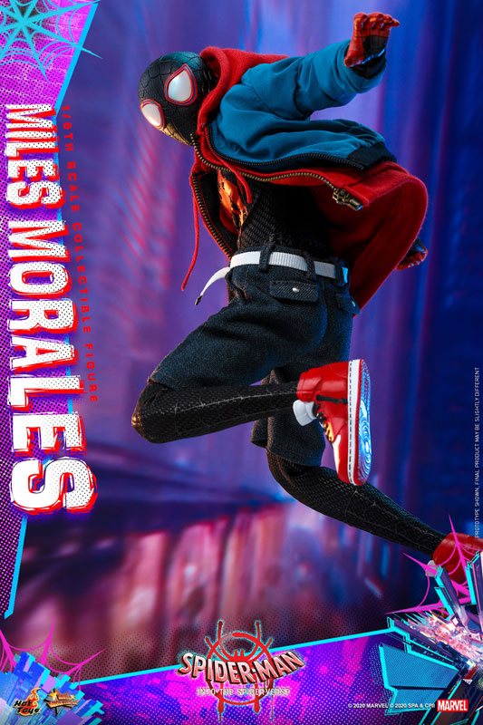 Movie Masterpiece - 1/6 Scale Fully Poseable Figure: Spider-Man: Into the Spider-Verse - Spider-Man (Miles Morales)