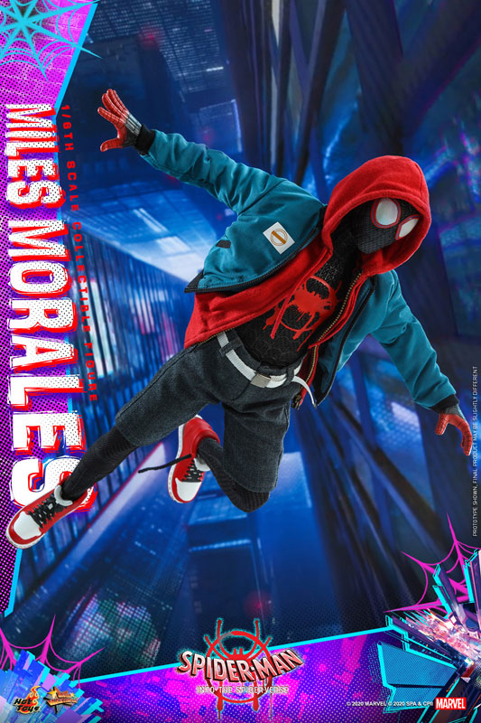 Movie Masterpiece - 1/6 Scale Fully Poseable Figure: Spider-Man: Into the Spider-Verse - Spider-Man (Miles Morales)