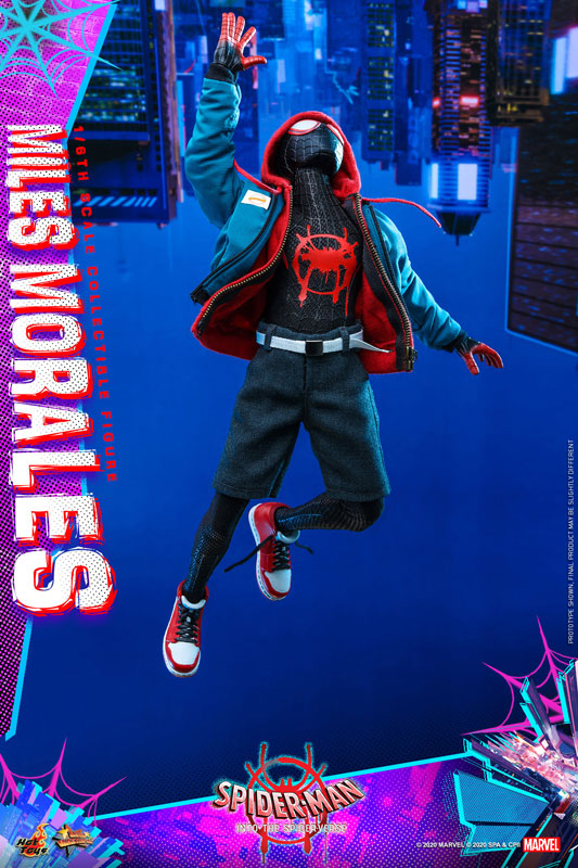 Movie Masterpiece - 1/6 Scale Fully Poseable Figure: Spider-Man: Into the Spider-Verse - Spider-Man (Miles Morales)