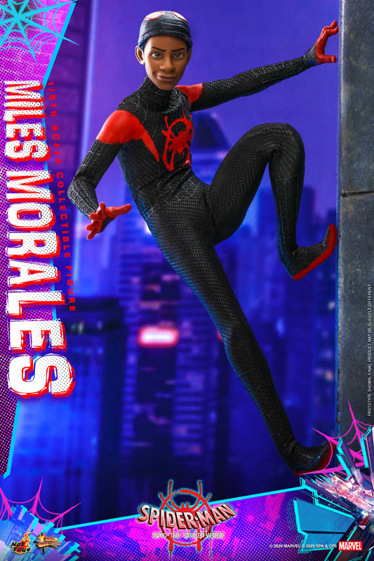 Movie Masterpiece - 1/6 Scale Fully Poseable Figure: Spider-Man: Into the Spider-Verse - Spider-Man (Miles Morales)