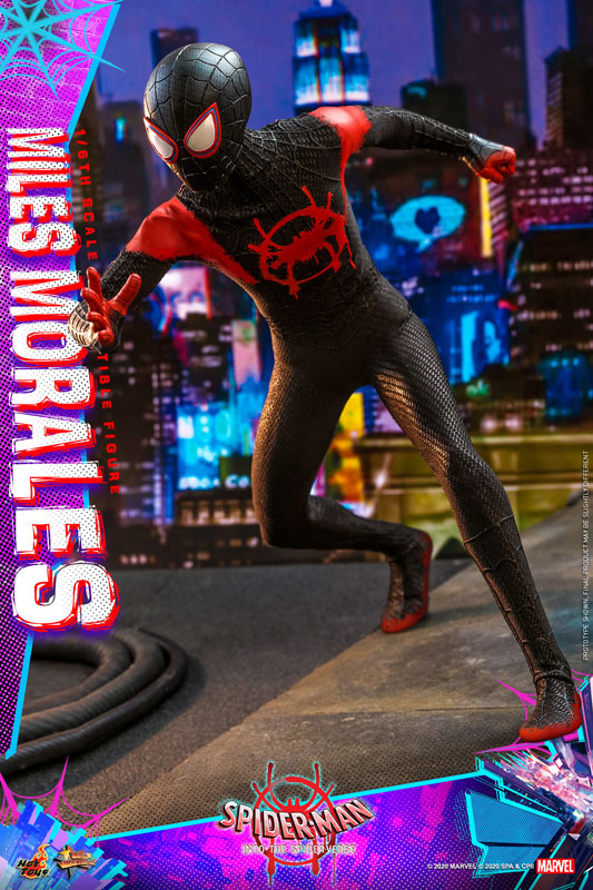 Movie Masterpiece - 1/6 Scale Fully Poseable Figure: Spider-Man: Into the Spider-Verse - Spider-Man (Miles Morales)