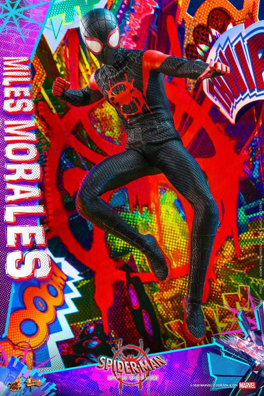 Movie Masterpiece - 1/6 Scale Fully Poseable Figure: Spider-Man: Into the Spider-Verse - Spider-Man (Miles Morales)