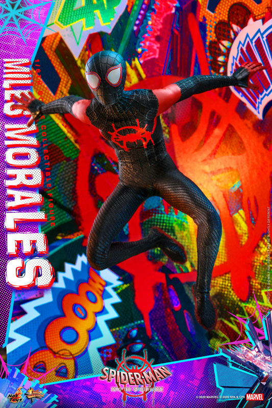 Movie Masterpiece - 1/6 Scale Fully Poseable Figure: Spider-Man: Into the Spider-Verse - Spider-Man (Miles Morales)