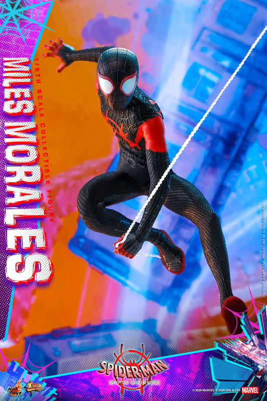 Movie Masterpiece - 1/6 Scale Fully Poseable Figure: Spider-Man: Into the Spider-Verse - Spider-Man (Miles Morales)