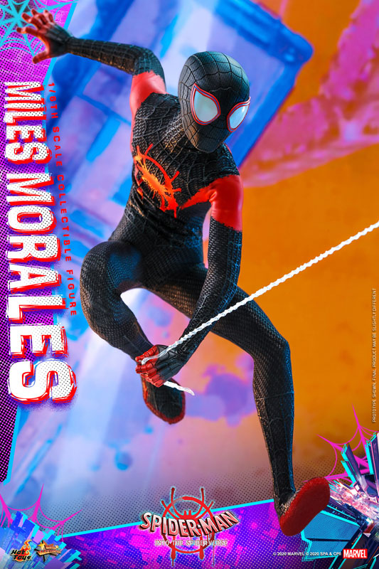 Movie Masterpiece - 1/6 Scale Fully Poseable Figure: Spider-Man: Into the Spider-Verse - Spider-Man (Miles Morales)