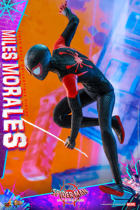 Movie Masterpiece - 1/6 Scale Fully Poseable Figure: Spider-Man: Into the Spider-Verse - Spider-Man (Miles Morales)