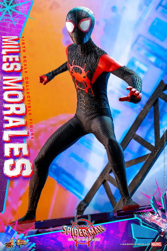 Movie Masterpiece - 1/6 Scale Fully Poseable Figure: Spider-Man: Into the Spider-Verse - Spider-Man (Miles Morales)