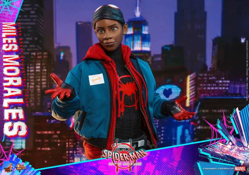 Movie Masterpiece - 1/6 Scale Fully Poseable Figure: Spider-Man: Into the Spider-Verse - Spider-Man (Miles Morales)