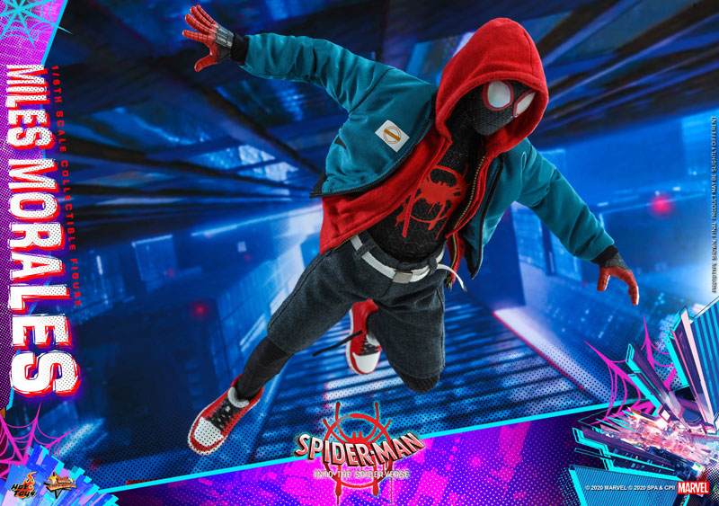 Movie Masterpiece - 1/6 Scale Fully Poseable Figure: Spider-Man: Into the Spider-Verse - Spider-Man (Miles Morales)