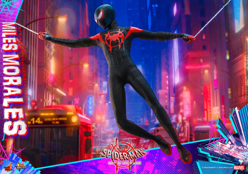 Movie Masterpiece - 1/6 Scale Fully Poseable Figure: Spider-Man: Into the Spider-Verse - Spider-Man (Miles Morales)