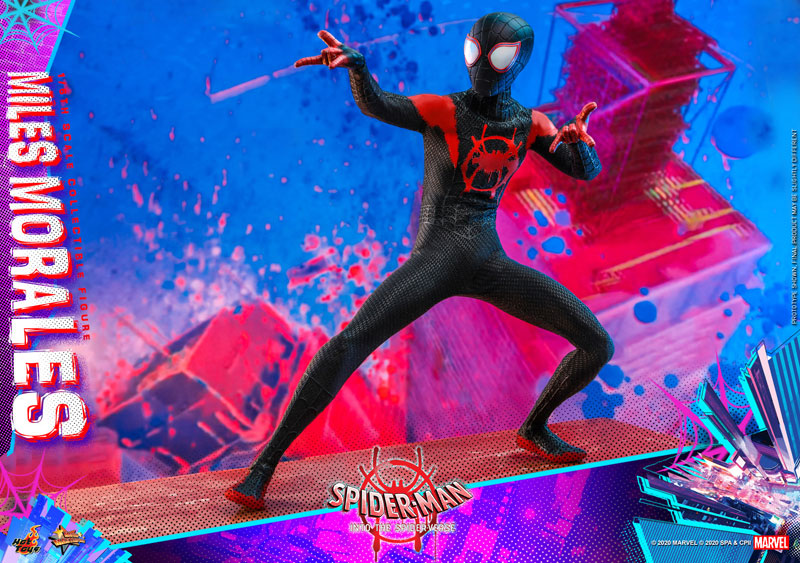 Movie Masterpiece - 1/6 Scale Fully Poseable Figure: Spider-Man: Into the Spider-Verse - Spider-Man (Miles Morales)