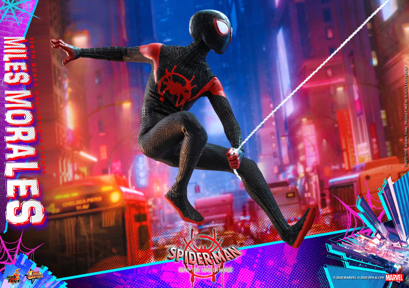 Movie Masterpiece - 1/6 Scale Fully Poseable Figure: Spider-Man: Into the Spider-Verse - Spider-Man (Miles Morales)