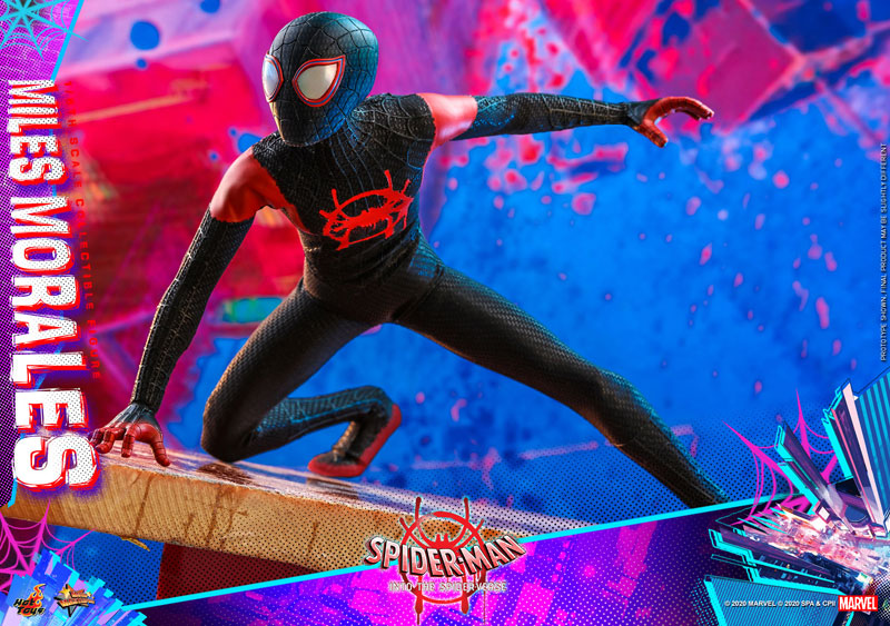 Movie Masterpiece - 1/6 Scale Fully Poseable Figure: Spider-Man: Into the Spider-Verse - Spider-Man (Miles Morales)