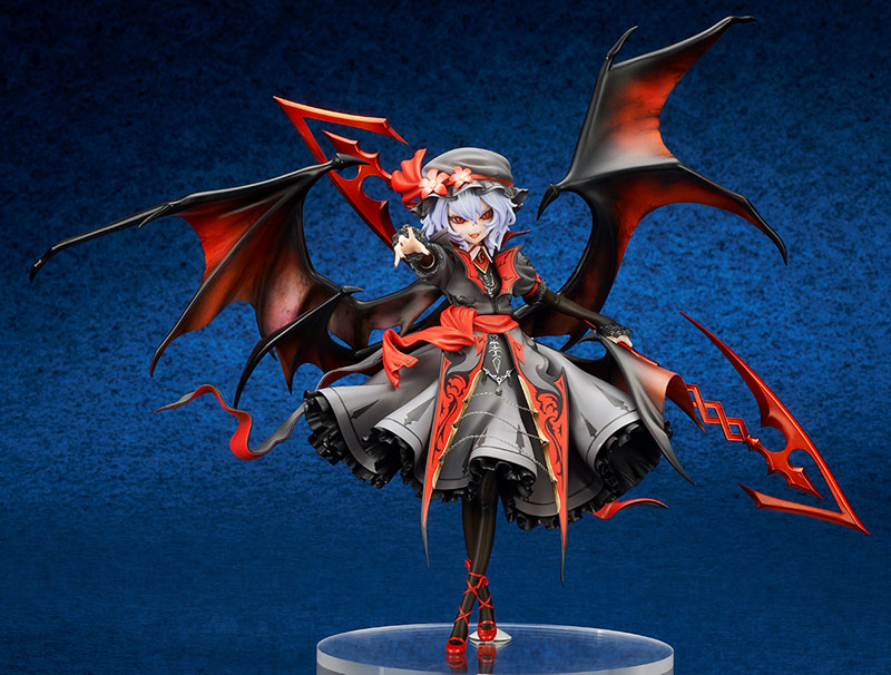 Touhou Project Remilia Scarlet Legend of Scarlet Devil Castle Ver. Extra Color [DARK MOON] 1/8 Complete Figure, Action & Toy Figures, animota