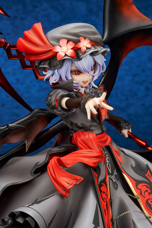 Touhou Project Remilia Scarlet Legend of Scarlet Devil Castle Ver. Extra Color [DARK MOON] 1/8 Complete Figure, Action & Toy Figures, animota