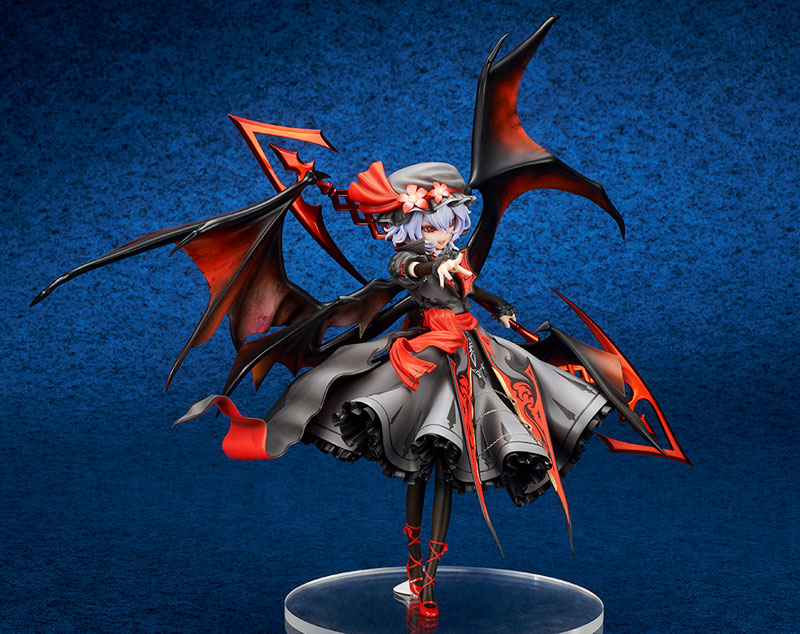 Touhou Project Remilia Scarlet Legend of Scarlet Devil Castle Ver. Extra Color [DARK MOON] 1/8 Complete Figure, Action & Toy Figures, animota