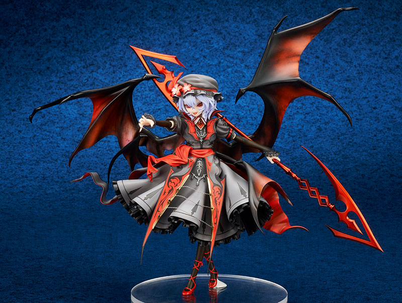 Touhou Project Remilia Scarlet Legend of Scarlet Devil Castle Ver. Extra Color [DARK MOON] 1/8 Complete Figure, Action & Toy Figures, animota