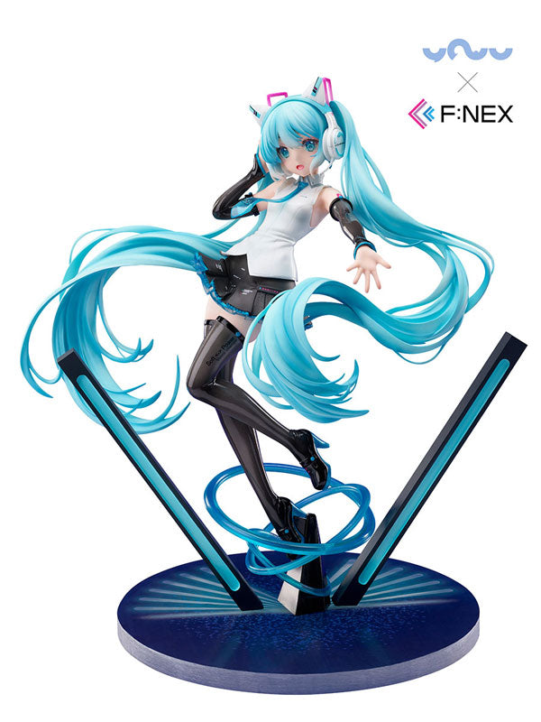 [YOWU x F:NEX] Hatsune Miku Cat Ear Headphone Ver. 1/7 Complete Figure, Action & Toy Figures, animota