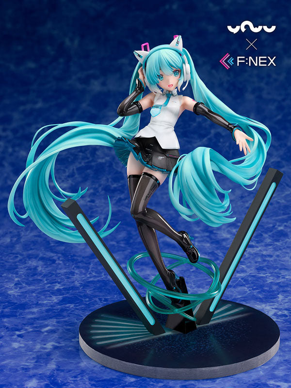 [YOWU x F:NEX] Hatsune Miku Cat Ear Headphone Ver. 1/7 Complete Figure, Action & Toy Figures, animota